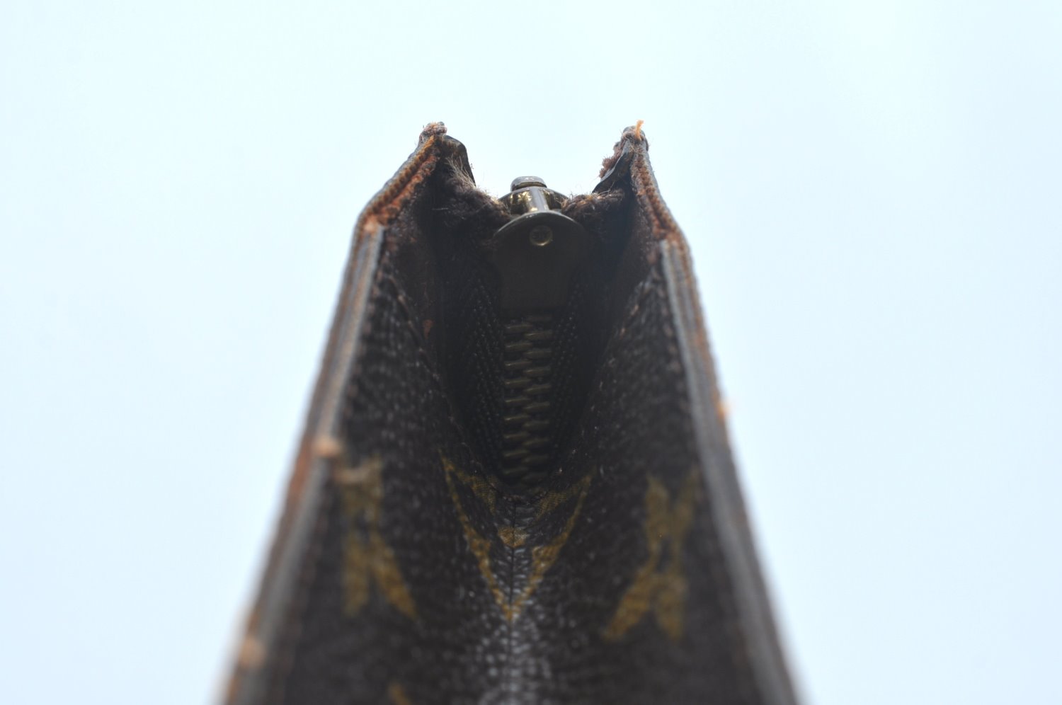 Auth Louis Vuitton Monogram Poche Toilette 26 Cosmetics Pouch Old Model LV 5377I