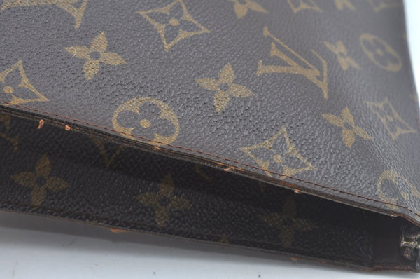 Auth Louis Vuitton Monogram Poche Toilette 26 Cosmetics Pouch Old Model LV 5377I