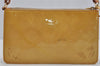 Authentic Louis Vuitton Vernis Lexington Hand Bag Pouch Yellow M91010 LV 5377J