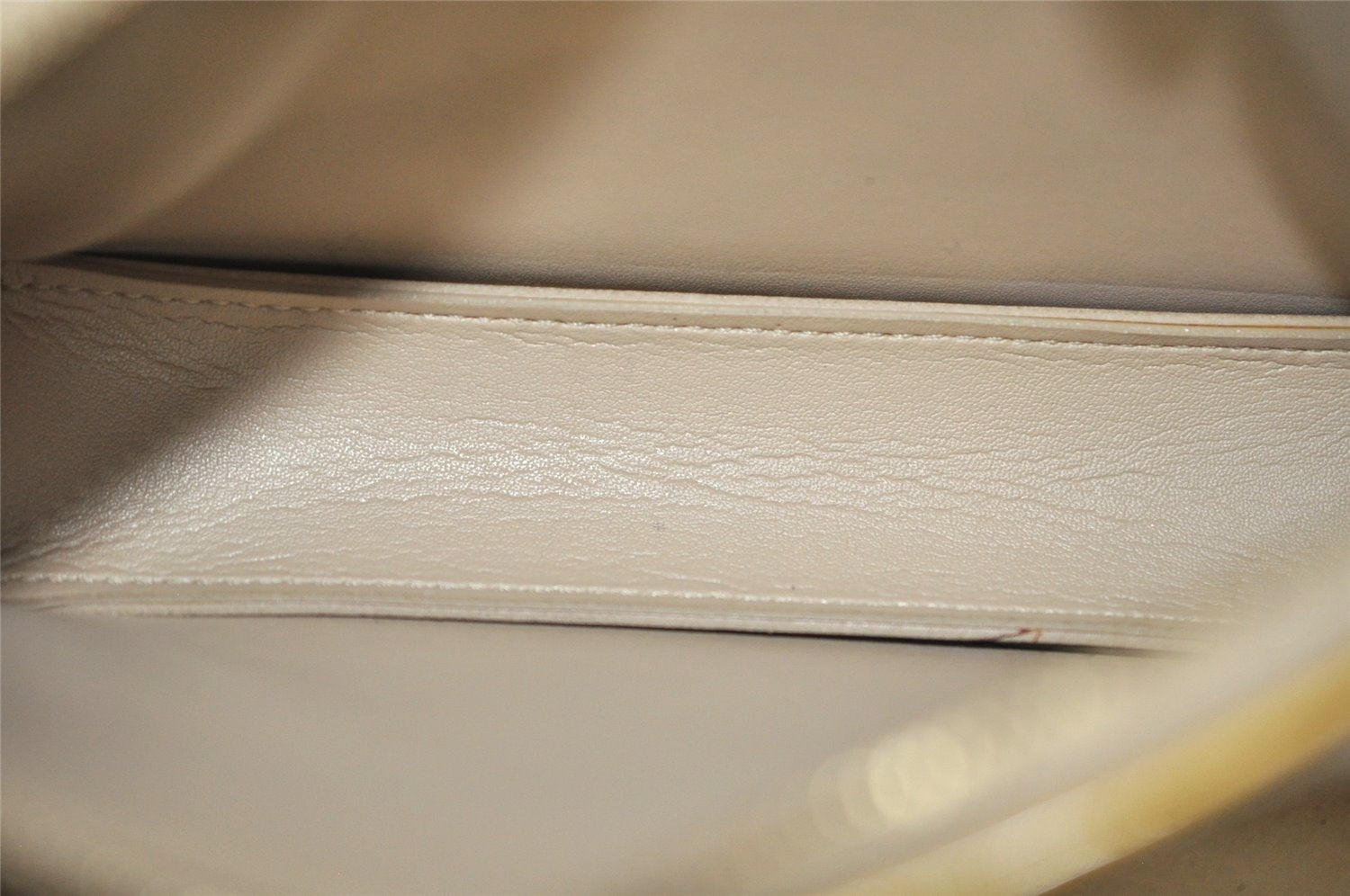 Authentic Louis Vuitton Vernis Lexington Hand Bag Pouch Yellow M91010 LV 5377J