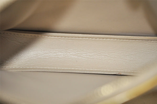 Authentic Louis Vuitton Vernis Lexington Hand Bag Pouch Yellow M91010 LV 5377J