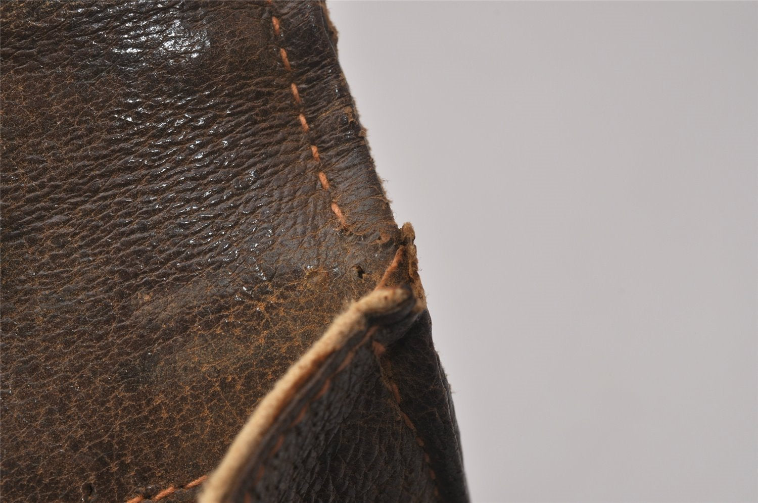 Authentic GUCCI 2Way Shoulder Clutch Bag Purse GG PVC Leather Brown Junk 5378I