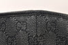 Authentic GUCCI Vintage Shoulder Tote Bag GG Canvas Leather 31243 Black 5378K