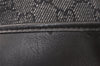 Authentic GUCCI Vintage Shoulder Tote Bag GG Canvas Leather 31243 Black 5378K