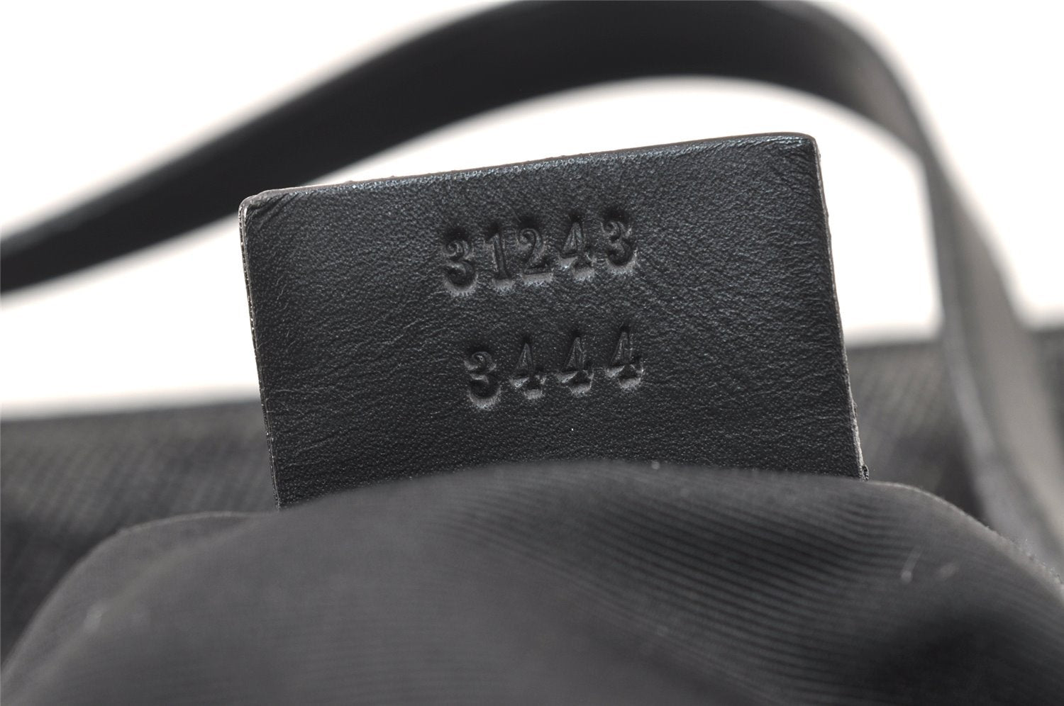 Authentic GUCCI Vintage Shoulder Tote Bag GG Canvas Leather 31243 Black 5378K