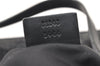 Authentic GUCCI Vintage Shoulder Tote Bag GG Canvas Leather 31243 Black 5378K