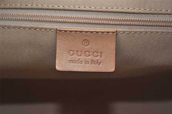 Authentic GUCCI Shoulder Hand Bag Purse GG Canvas Leather 0013386 Pink 5379I