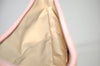 Authentic GUCCI Shoulder Hand Bag Purse GG Canvas Leather 0013386 Pink 5379I