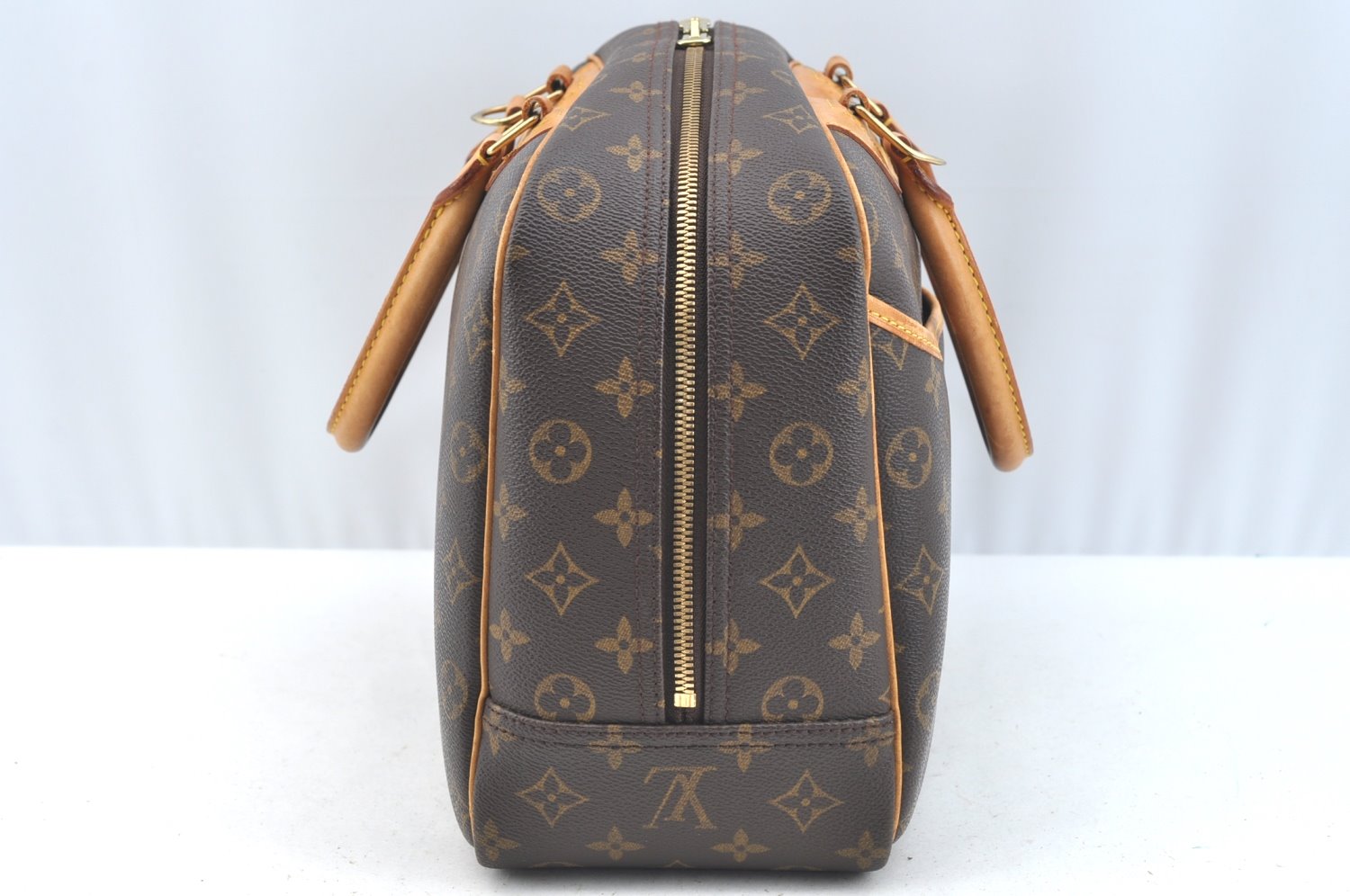 Authentic Louis Vuitton Monogram Deauville Hand Bag M47270 LV 5380H