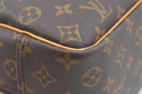 Authentic Louis Vuitton Monogram Deauville Hand Bag M47270 LV 5380H