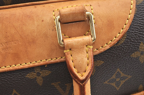 Authentic Louis Vuitton Monogram Deauville Hand Bag M47270 LV 5380H