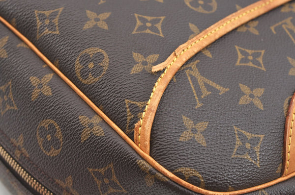 Authentic Louis Vuitton Monogram Deauville Hand Bag M47270 LV 5380H