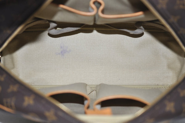 Authentic Louis Vuitton Monogram Deauville Hand Bag M47270 LV 5380H