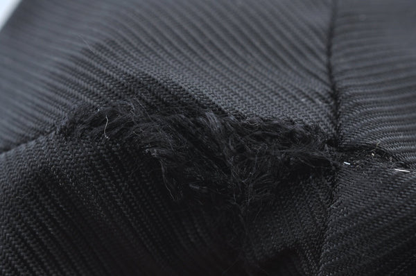 Authentic GUCCI Vintage Shoulder Tote Bag GG Canvas Leather 34339 Black 5380I