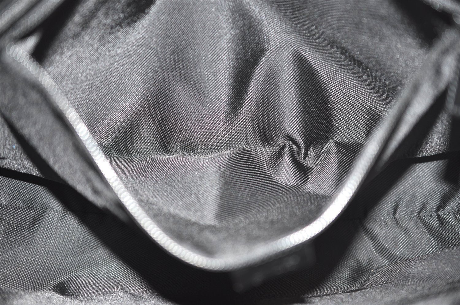 Authentic GUCCI Vintage Shoulder Tote Bag GG Canvas Leather 34339 Black 5380I