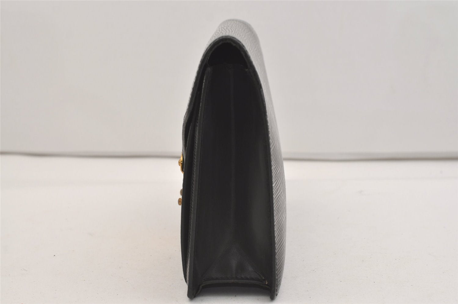 Authentic Louis Vuitton Epi Sellier Dragonne Clutch Bag Black M52612 LV 5380J