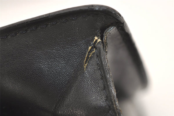 Authentic Louis Vuitton Epi Sellier Dragonne Clutch Bag Black M52612 LV 5380J