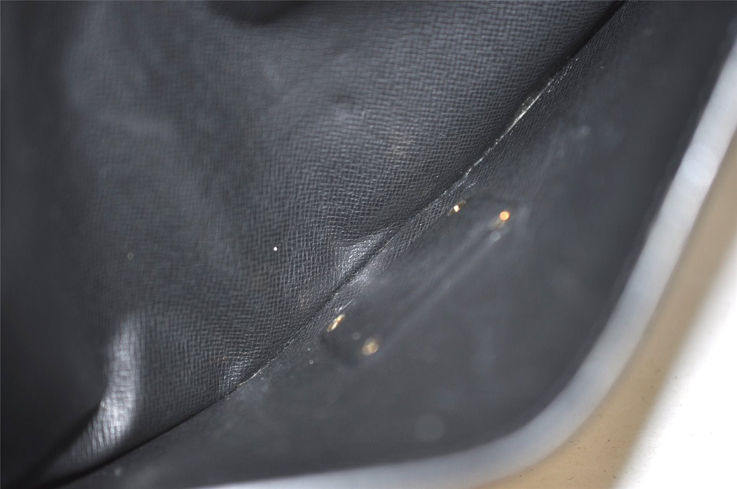 Authentic Louis Vuitton Epi Sellier Dragonne Clutch Bag Black M52612 LV 5380J