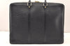 Authentic Louis Vuitton Epi Porte Documents Voyage Briefcase M59162 Black 5380K