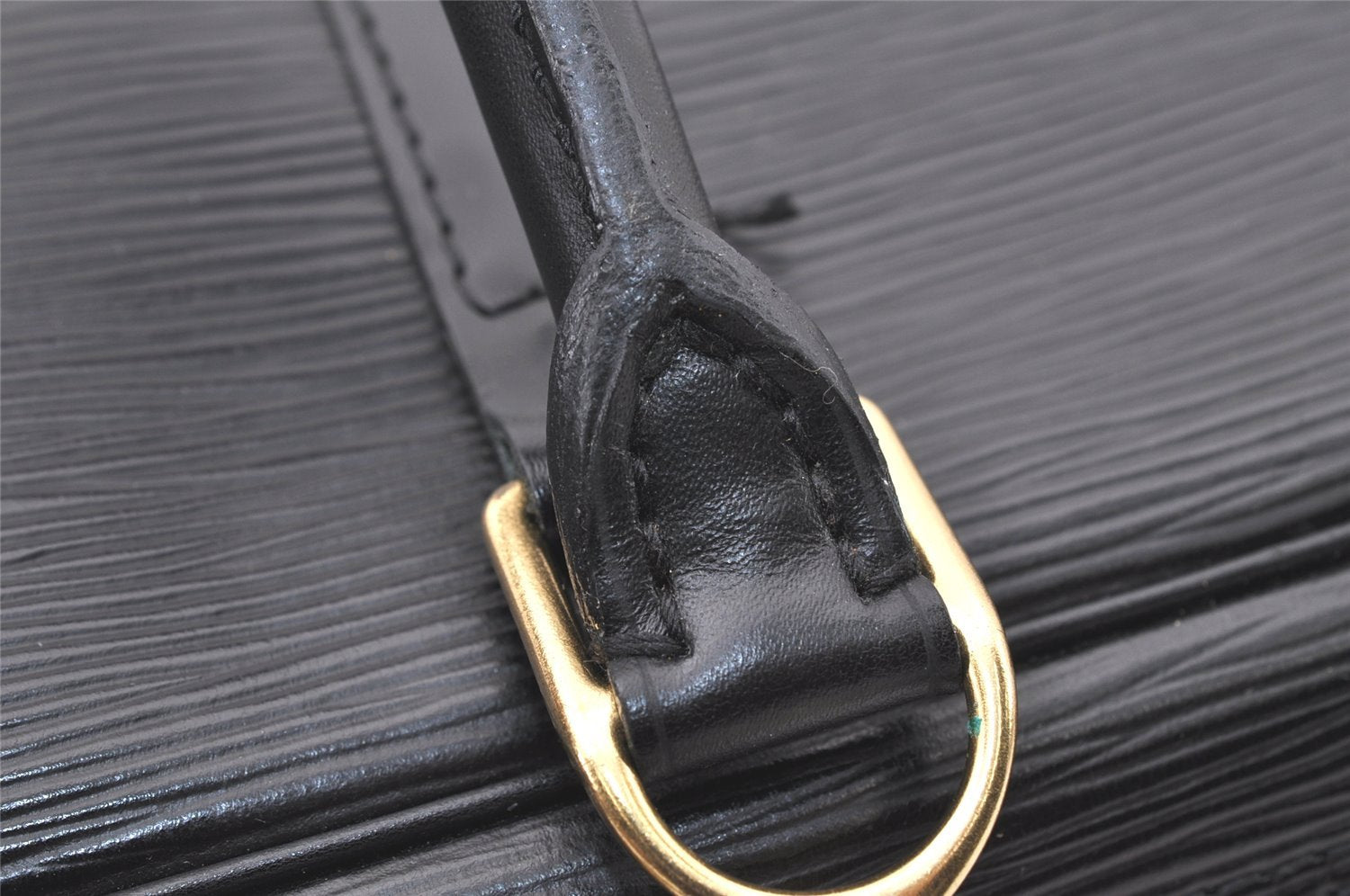 Authentic Louis Vuitton Epi Porte Documents Voyage Briefcase M59162 Black 5380K