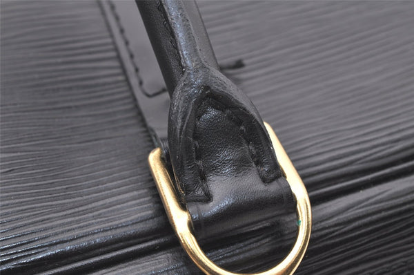 Authentic Louis Vuitton Epi Porte Documents Voyage Briefcase M59162 Black 5380K