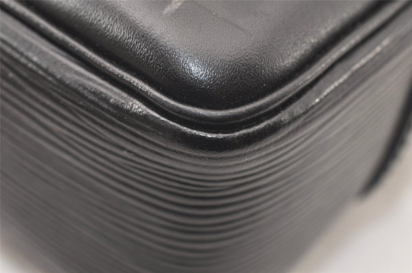 Authentic Louis Vuitton Epi Porte Documents Voyage Briefcase M59162 Black 5380K