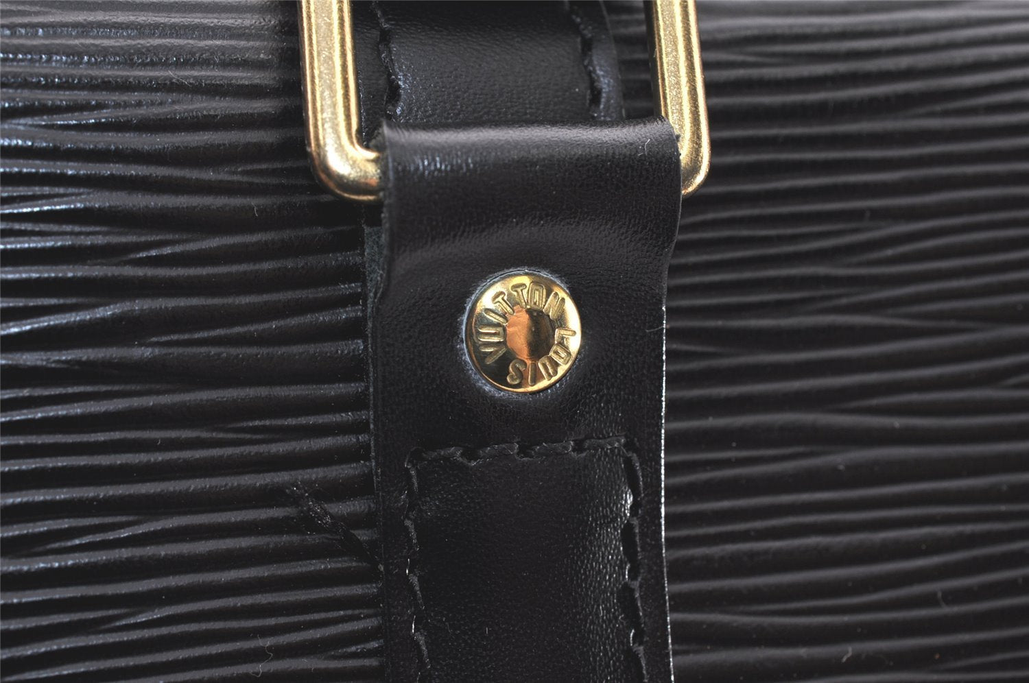 Authentic Louis Vuitton Epi Porte Documents Voyage Briefcase M59162 Black 5380K