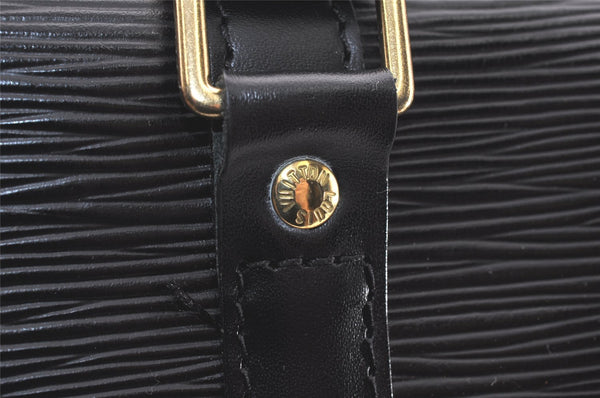 Authentic Louis Vuitton Epi Porte Documents Voyage Briefcase M59162 Black 5380K
