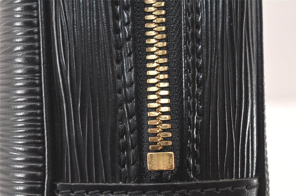 Authentic Louis Vuitton Epi Porte Documents Voyage Briefcase M59162 Black 5380K