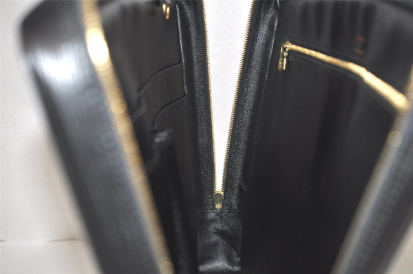 Authentic Louis Vuitton Epi Porte Documents Voyage Briefcase M59162 Black 5380K