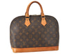 Authentic Louis Vuitton Monogram Alma Hand Bag Purse M51130 LV 5381K