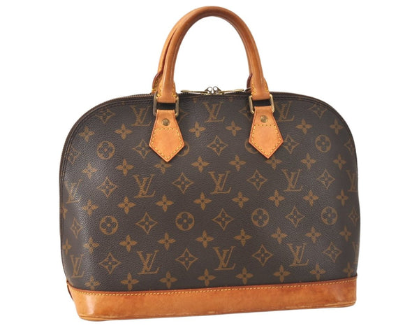 Authentic Louis Vuitton Monogram Alma Hand Bag Purse M51130 LV 5381K