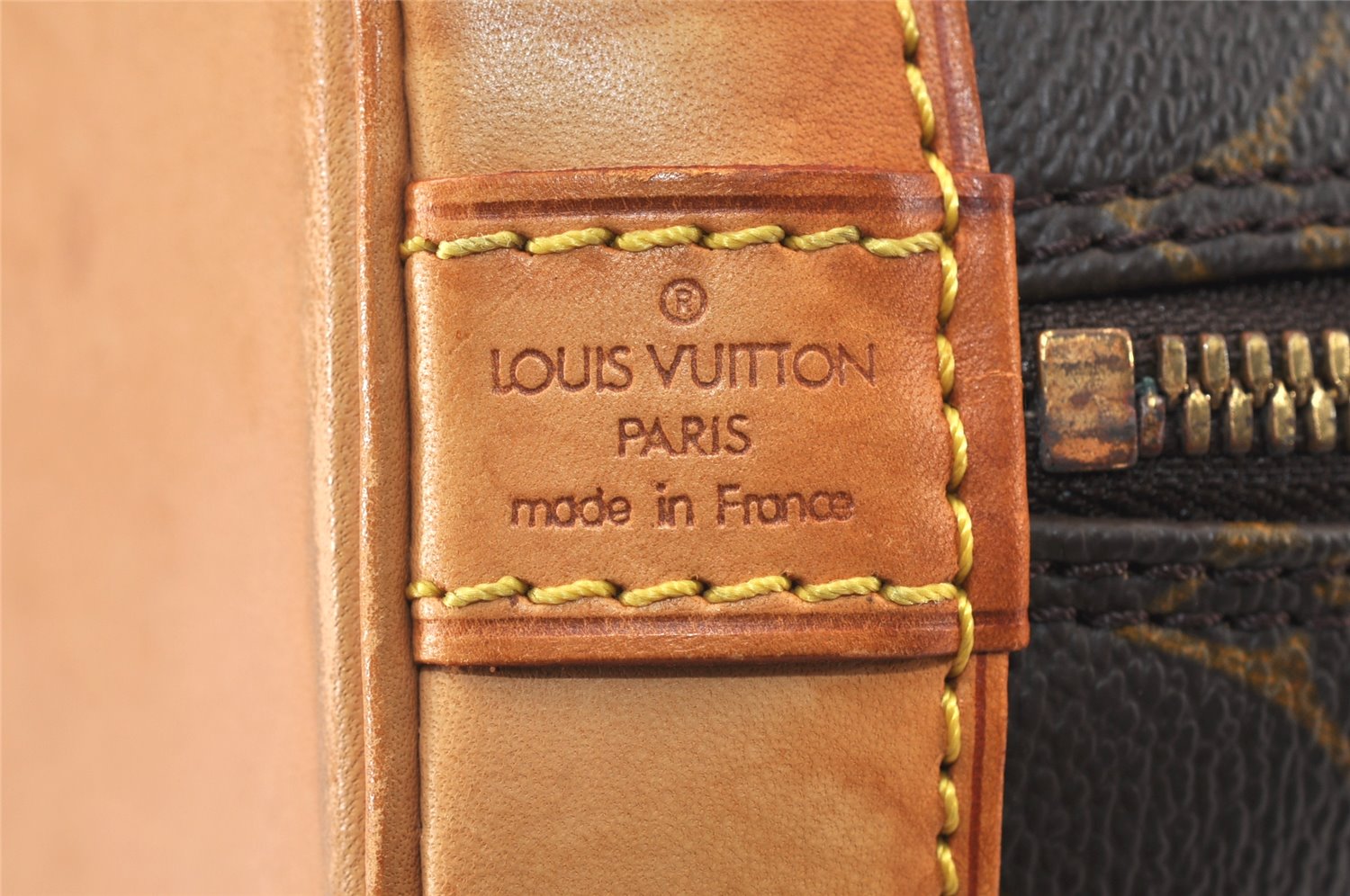 Authentic Louis Vuitton Monogram Alma Hand Bag Purse M51130 LV 5381K