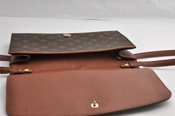 Authentic Louis Vuitton Monogram Bordeaux M51797 2Way Shoulder Clutch Bag 5382I