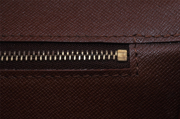 Authentic Louis Vuitton Monogram Bordeaux M51797 2Way Shoulder Clutch Bag 5382I