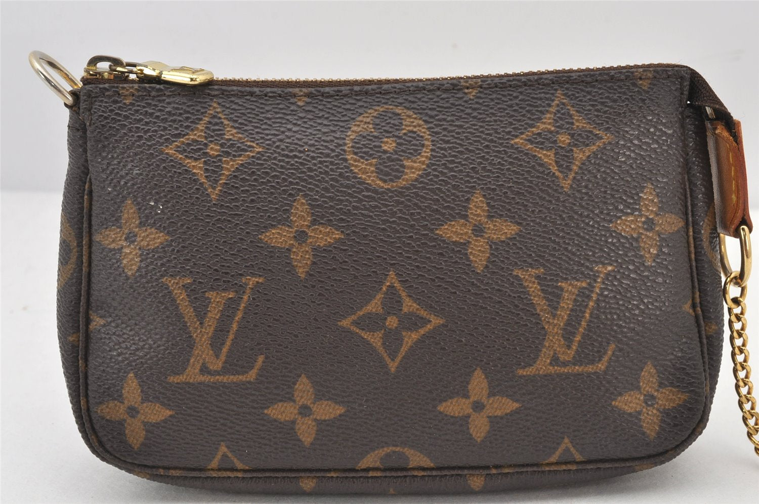Authentic Louis Vuitton Monogram Mini Pochette Accessoires Pouch M58009 LV 5382K