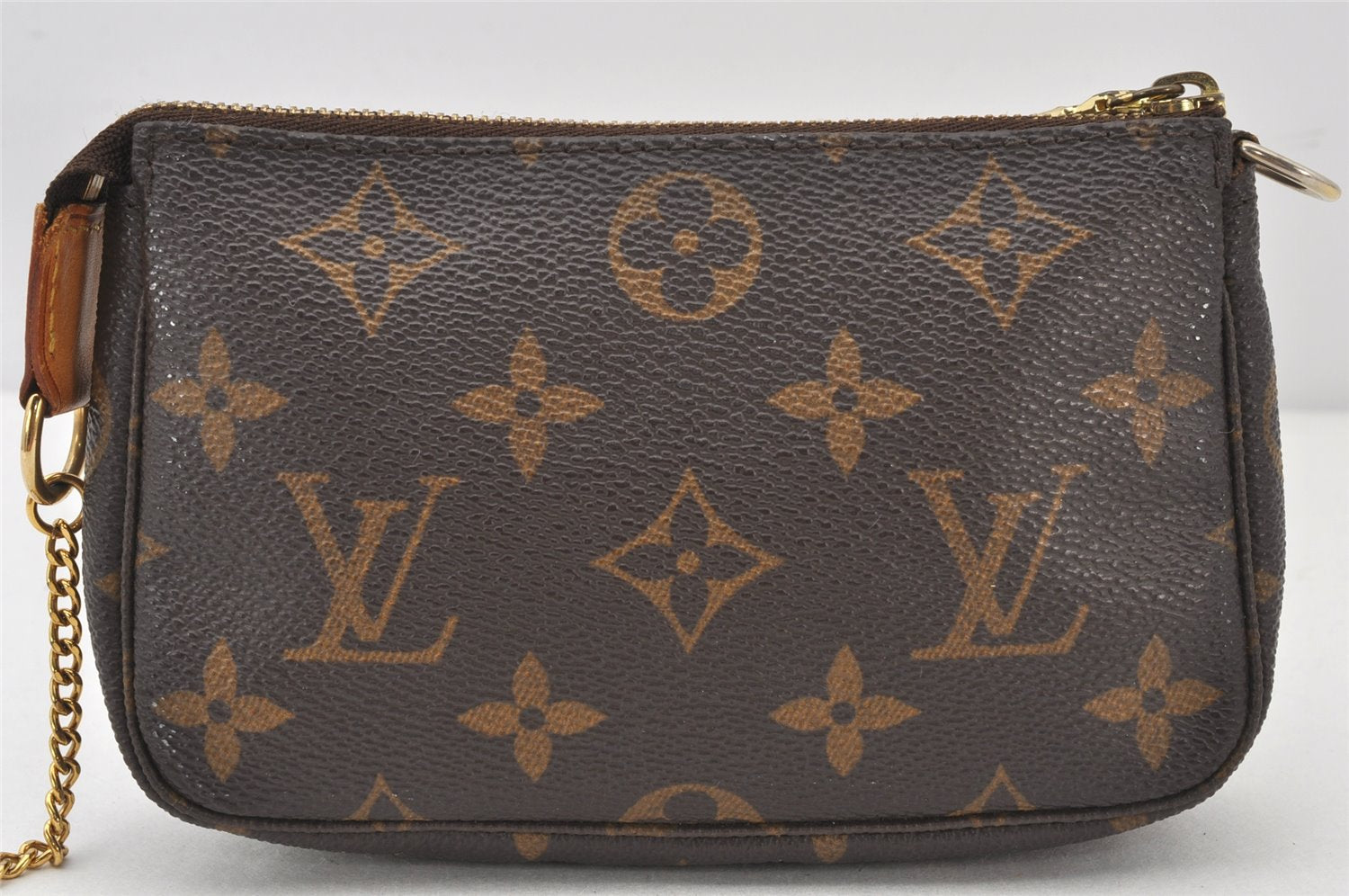 Authentic Louis Vuitton Monogram Mini Pochette Accessoires Pouch M58009 LV 5382K