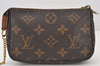 Authentic Louis Vuitton Monogram Mini Pochette Accessoires Pouch M58009 LV 5382K
