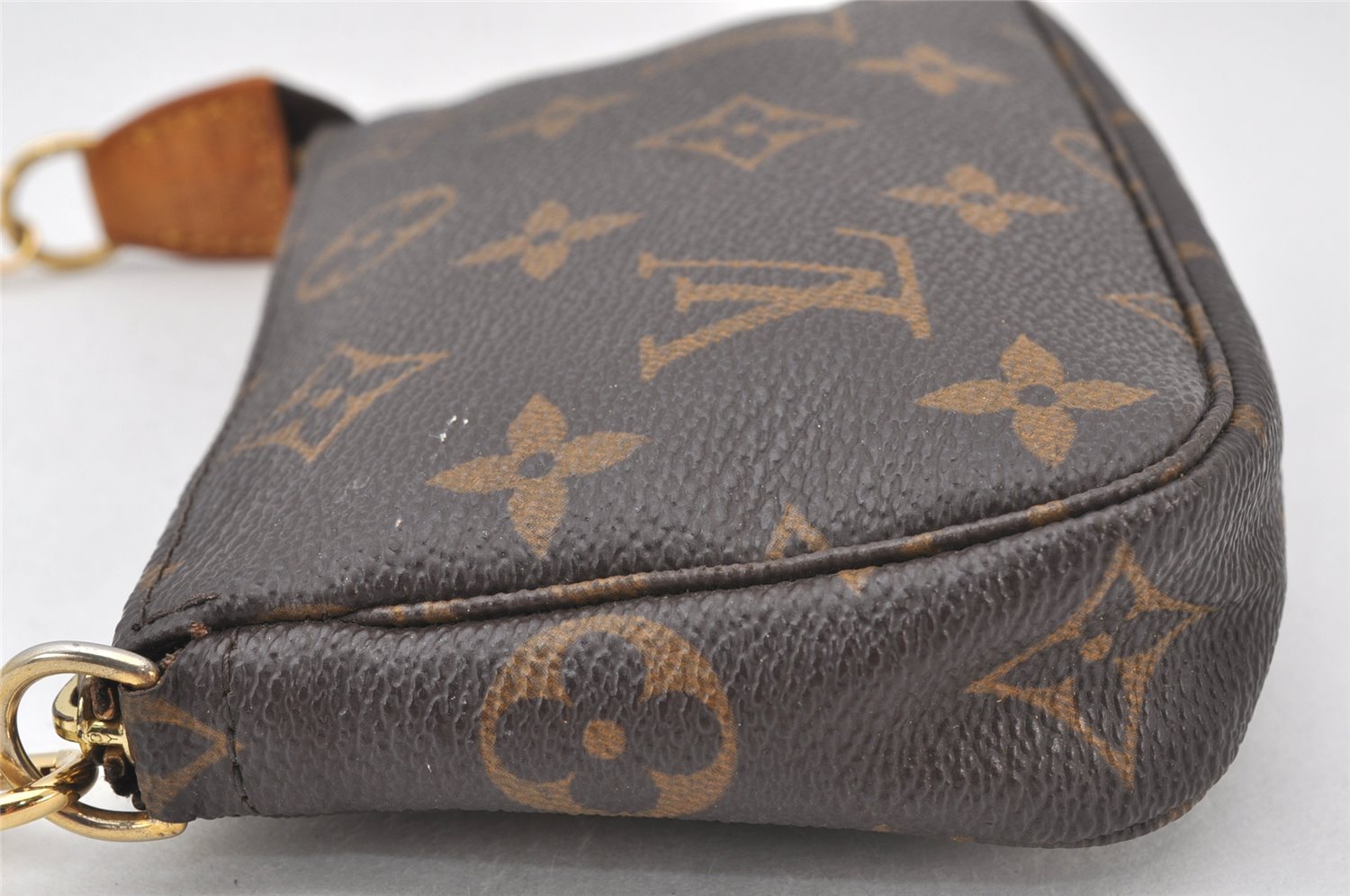 Authentic Louis Vuitton Monogram Mini Pochette Accessoires Pouch M58009 LV 5382K