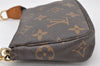 Authentic Louis Vuitton Monogram Mini Pochette Accessoires Pouch M58009 LV 5382K