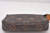 Authentic Louis Vuitton Monogram Mini Pochette Accessoires Pouch M58009 LV 5382K