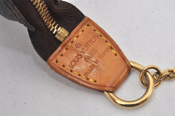 Authentic Louis Vuitton Monogram Mini Pochette Accessoires Pouch M58009 LV 5382K