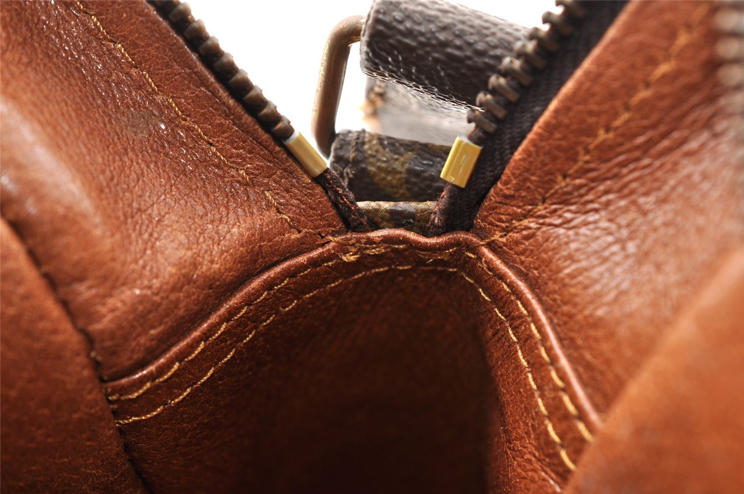 Authentic Louis Vuitton Monogram Marceau Shoulder Cross Bag Old Model Junk 5383I