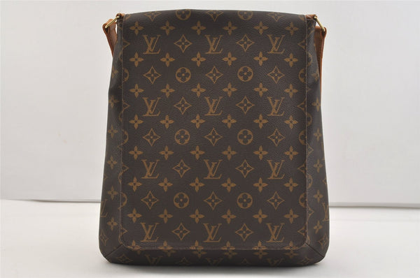 Authentic Louis Vuitton Monogram Musette Shoulder Cross Body Bag M51256 LV 5383J