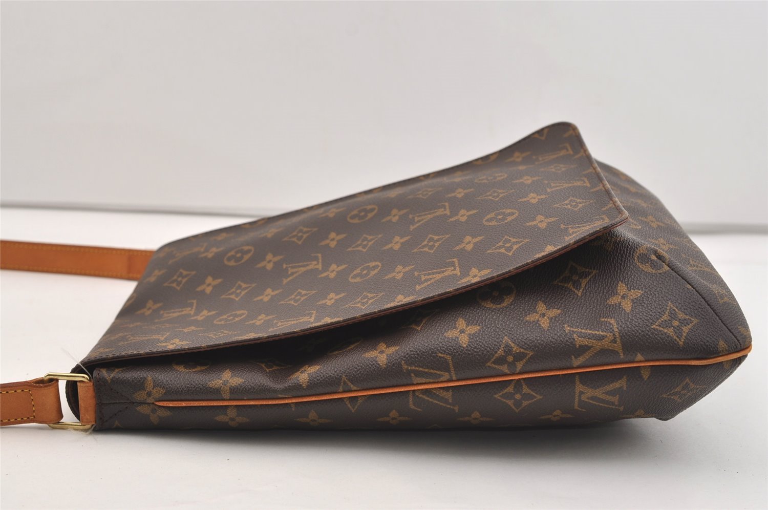 Authentic Louis Vuitton Monogram Musette Shoulder Cross Body Bag M51256 LV 5383J