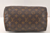 Authentic Louis Vuitton Monogram Speedy 25 Boston Hand Bag M41528 LV 5383K