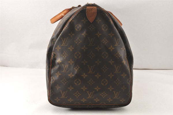 Authentic Louis Vuitton Monogram Keepall 55 Travel Boston Bag M41424 LV 5384K