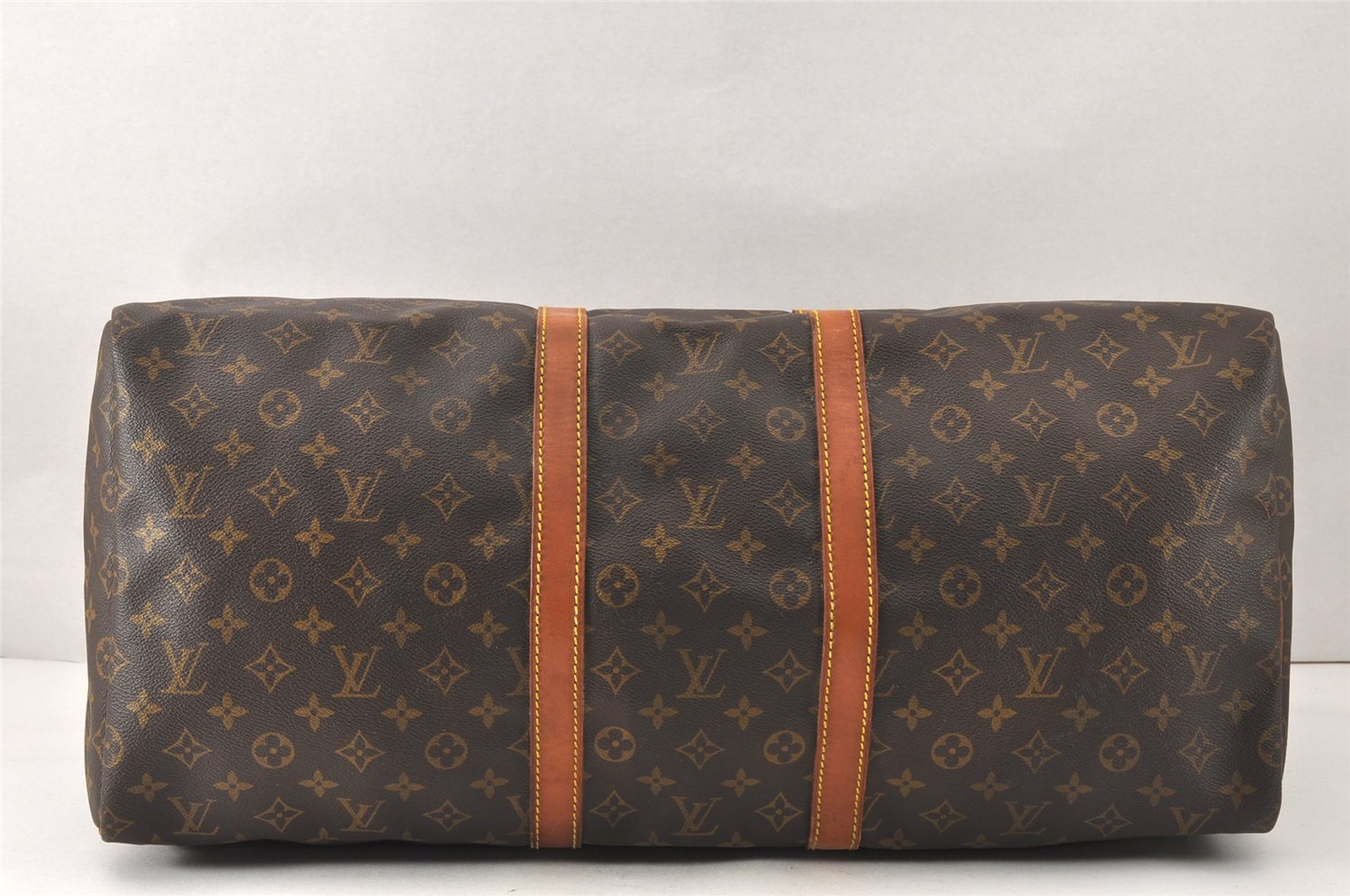 Authentic Louis Vuitton Monogram Keepall 55 Travel Boston Bag M41424 LV 5384K