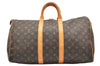 Authentic Louis Vuitton Monogram Keepall 45 Travel Boston Bag M41428 LV 5385K