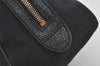 Authentic GUCCI Web Sherry Line Princy Shoulder Bag GG Canvas 161720 Black 5386I